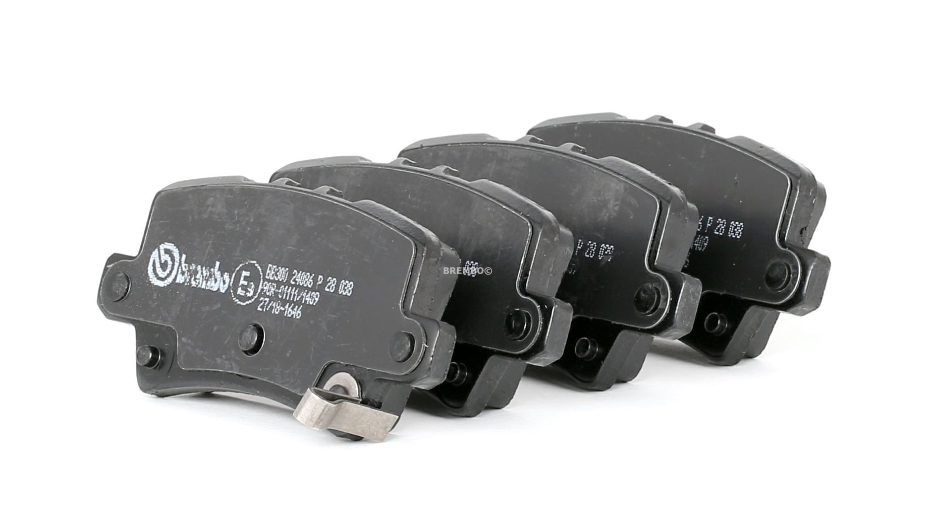 BREMBO Jarrupalat HONDA P 28 038 43022SMGE00,43022SMGE01,43022SMGE02 Jarrupalasarja,Jarrupala, Levyjarru 43022SMGE03,43224SMGE01