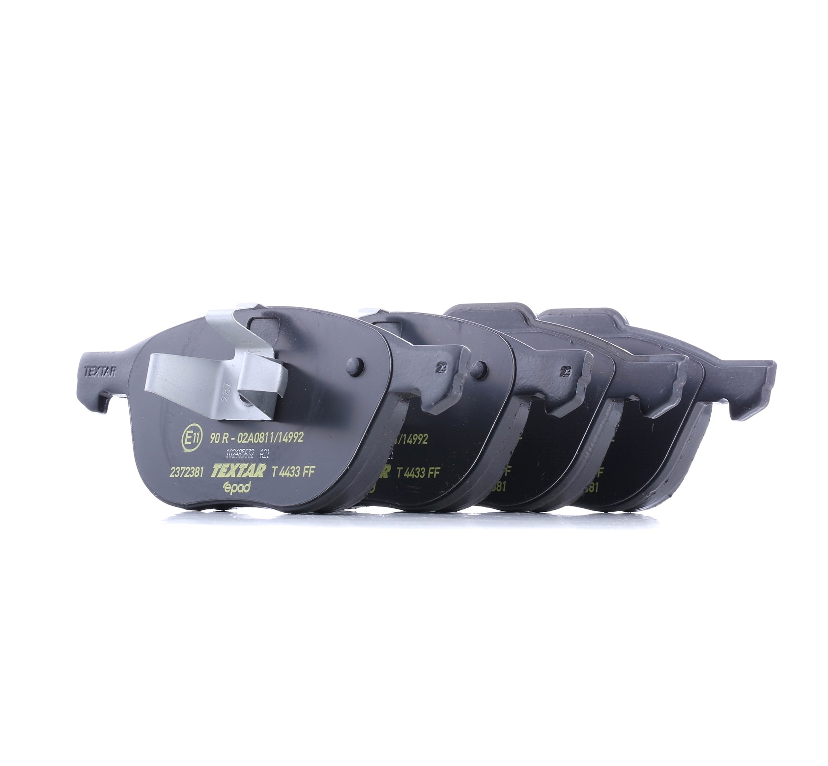 TEXTAR Jarrupalat FORD,MAZDA,VOLVO 2372381 1223682,1321517,1360305 Jarrupalasarja,Jarrupala, Levyjarru 1508074,1519528,1566093,1695810,1712024,1753844