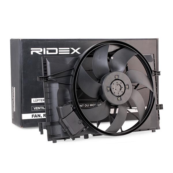 RIDEX Jäähdyttimen Tuuletin MERCEDES-BENZ 508R0085 2035000193,2035000293,A2035000193 Tuuletin, Moottorin Jäähdytys A2035000293