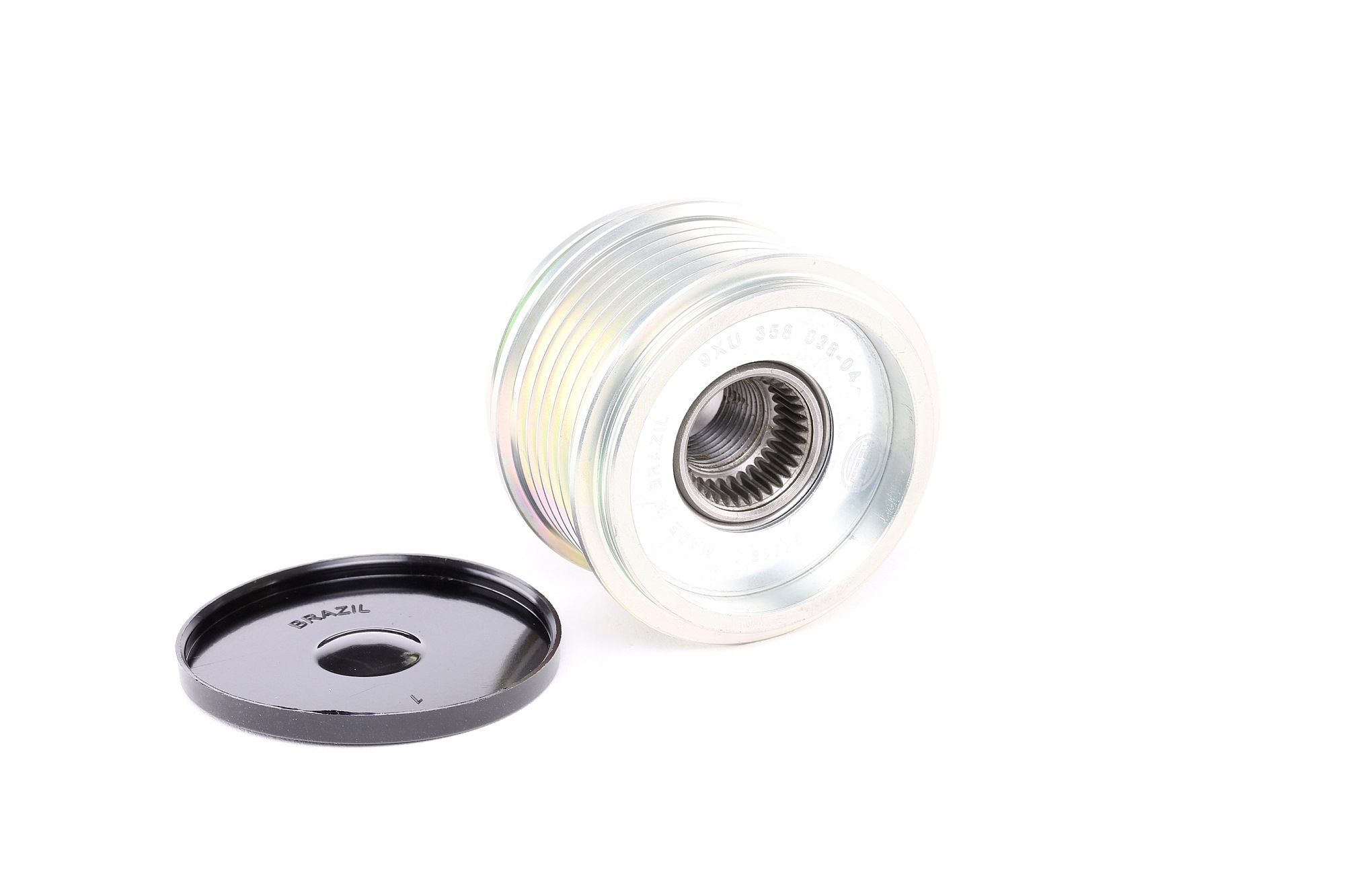 HELLA Laturin Vapaakytkin VW,AUDI,FORD 9XU 358 038-041 021903119G,022903119A,022903119C Laturin Hihnapyörä,Vapaakytkin 028903119AM,038903119A,1100711