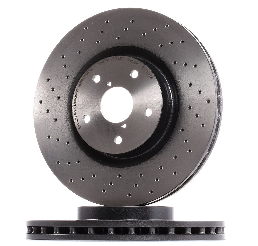 BREMBO Jarrulevyt SUBARU 09.7812.2X 26300FE070,SU00306805 Jarrulevy