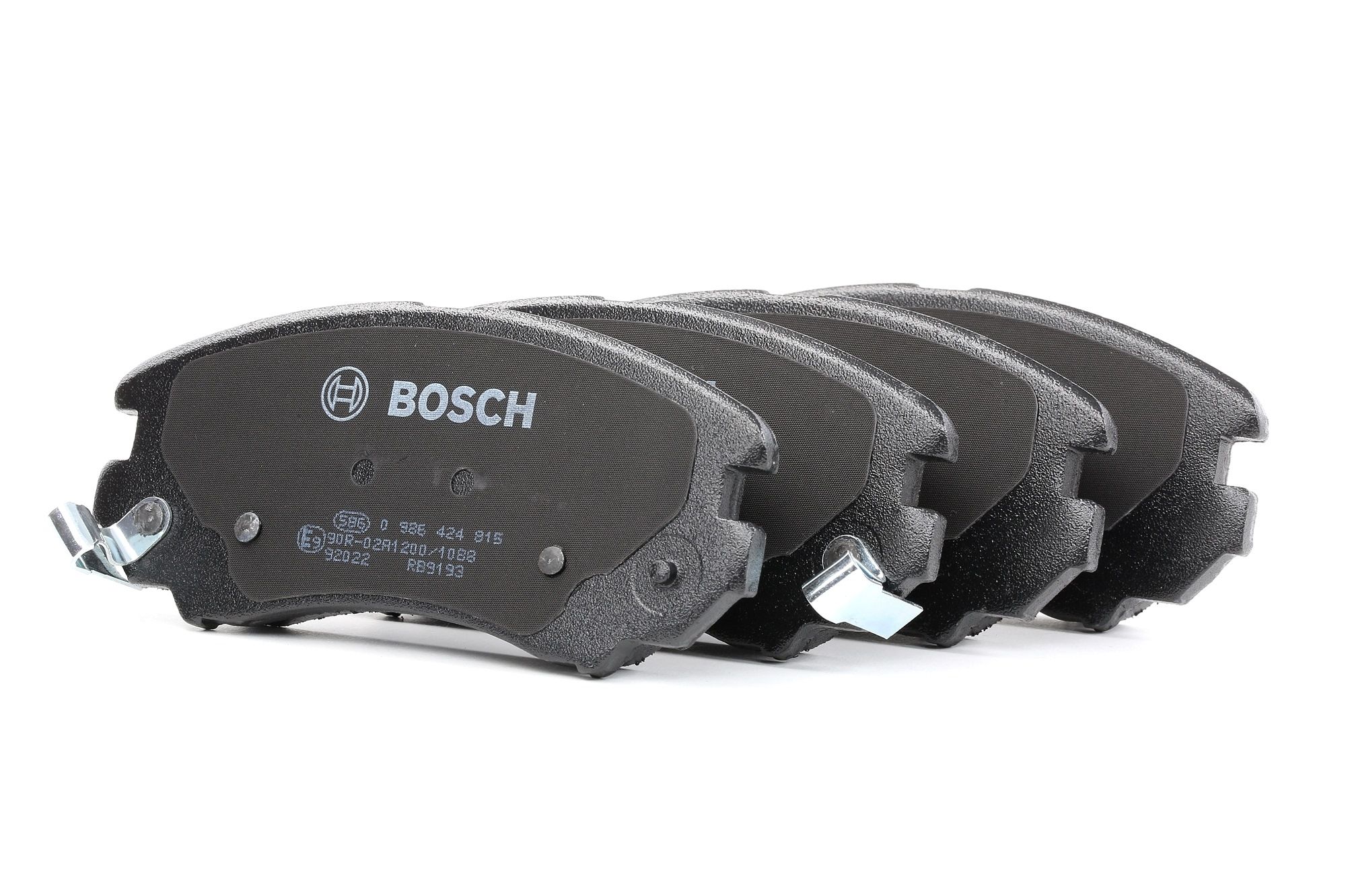 BOSCH Jarrupalat HYUNDAI,KIA 0 986 424 815 581011FA50,581012CA10,581012CA11 Jarrupalasarja,Jarrupala, Levyjarru 581012CA20,581012DA11,581012EA10