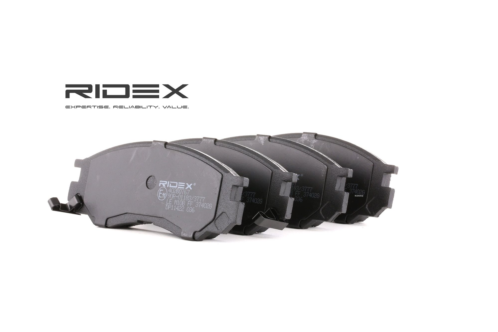 RIDEX Jarrupalat MITSUBISHI 402B0767 DBP511119,MN102609,MN102616 Jarrupalasarja,Jarrupala, Levyjarru MR205256,MR205257,MR389547,MR389550,MR510680
