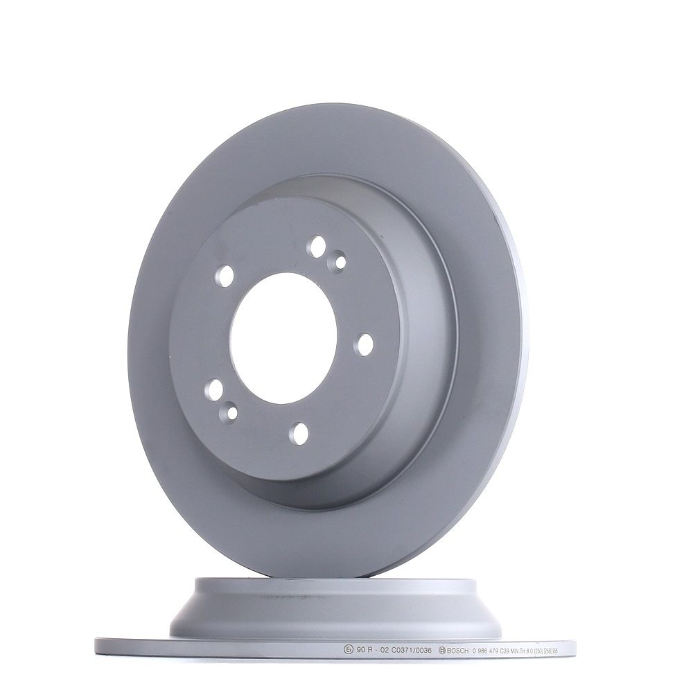 BOSCH Jarrulevyt KIA 0 986 479 C39 58411A4000 Jarrulevy