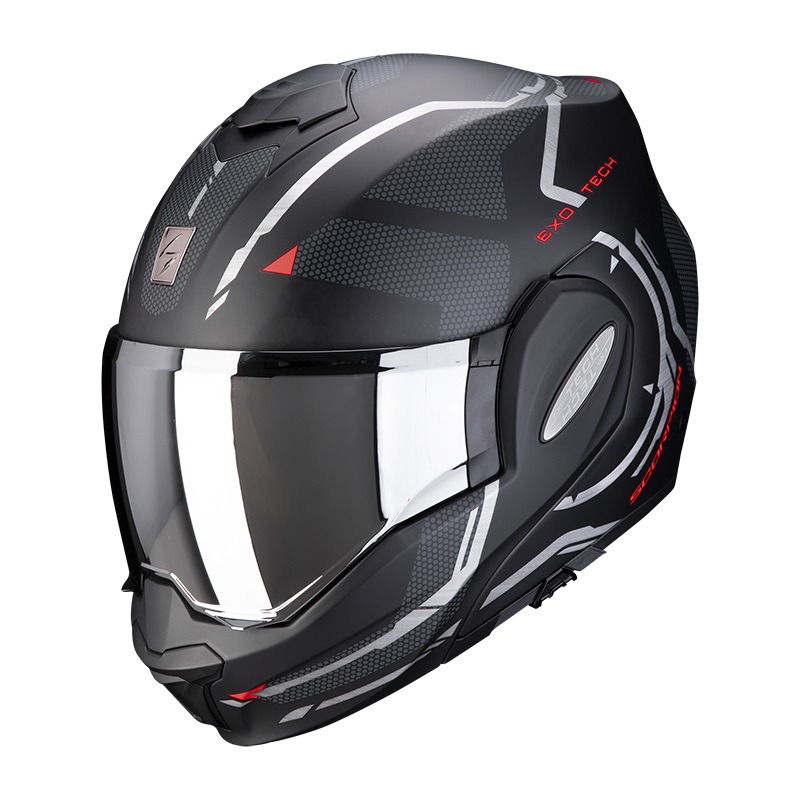 Scorpion EXO-Tech Square Matt Black Red S