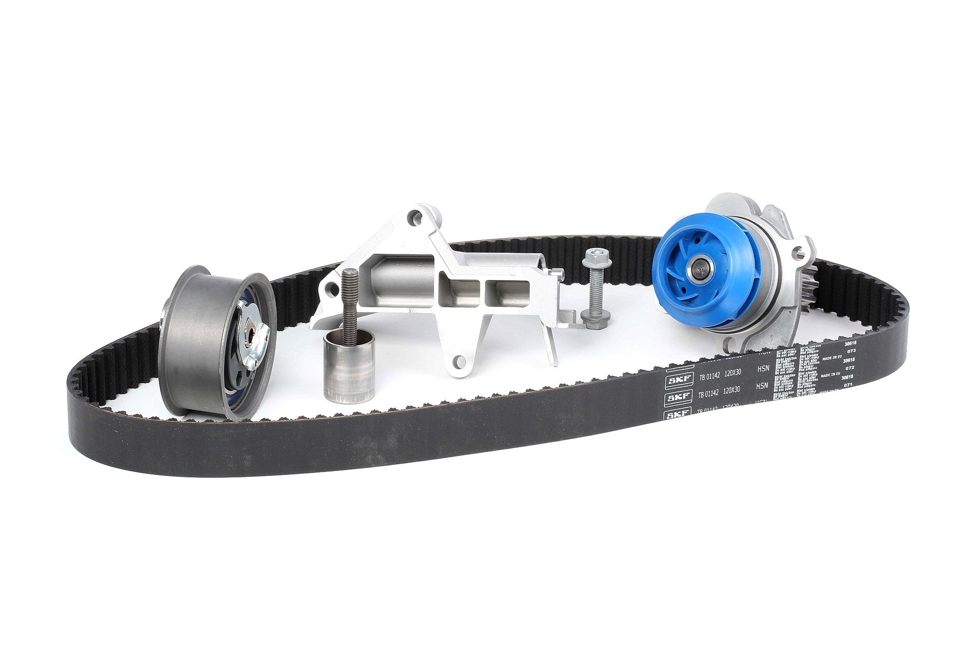 SKF Vesipumppu + Jakohihnasarja VW,AUDI,FORD VKMC 01942 038109119L,038109119N,038109119P 038109454A,038121011C,038121011CX,038121011D,038121011G