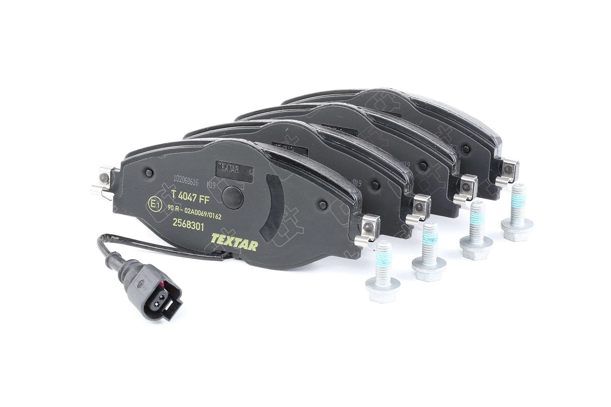 TEXTAR Jarrupalat VW,AUDI,SKODA 2568301 5Q0698151,5Q0698151AA,5Q0698151AH Jarrupalasarja,Jarrupala, Levyjarru 5Q0698151B,5Q0698151N,8V0698151