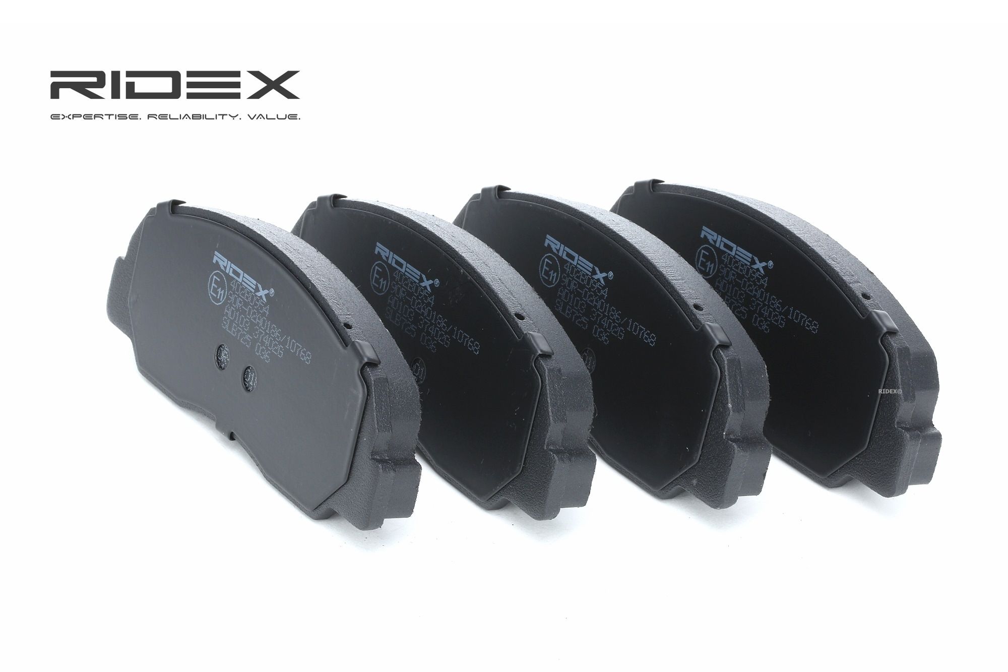 RIDEX Jarrupalat MAZDA,DAIHATSU,BERTONE 402B0954 0449160020,0449160020000,0449187601 Jarrupalasarja,Jarrupala, Levyjarru 0449187601000,0449187602