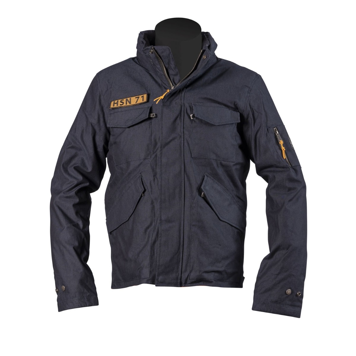 Helstons Commando Tissu Technique Blue Motorcycle Jacket S