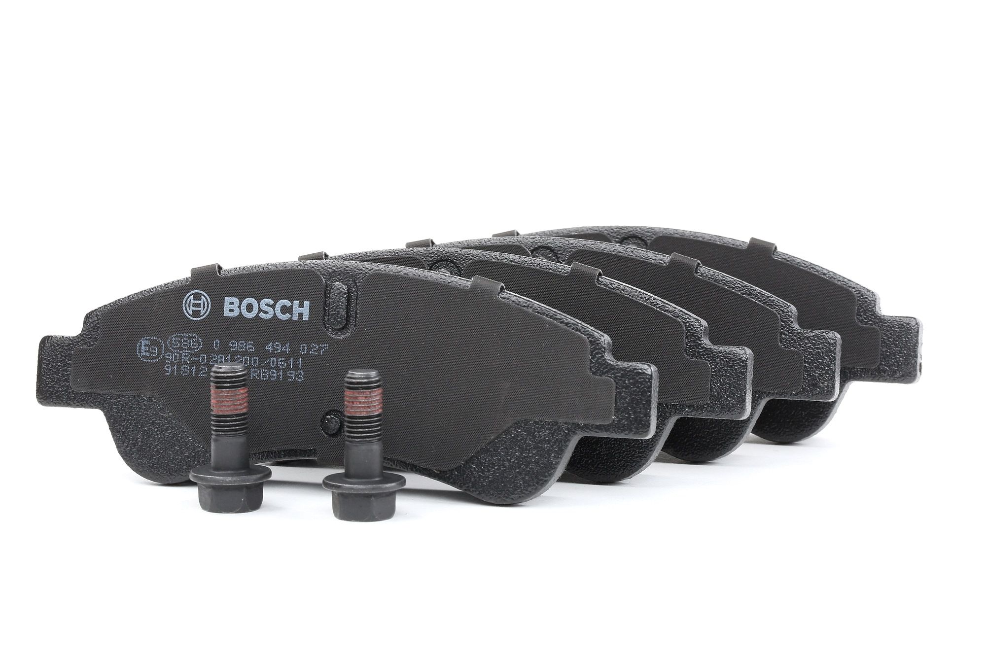 BOSCH Jarrupalat OPEL,PEUGEOT,CITROËN 0 986 494 027 1610489680,1611140680,1611293980 Jarrupalasarja,Jarrupala, Levyjarru 1614005880,1637014580,425218