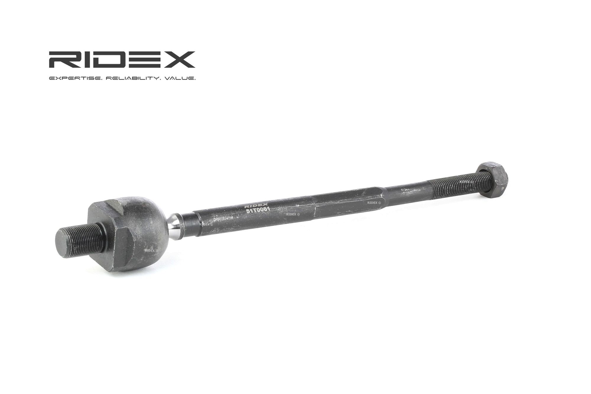 RIDEX Raidetangon Sisäpää NISSAN 51T0061 4852135F00,4852170A00,4852170A06 Raidetangon Pää Sisempi,Raidetangon Pää, Suora 4852170A16,48521D0100