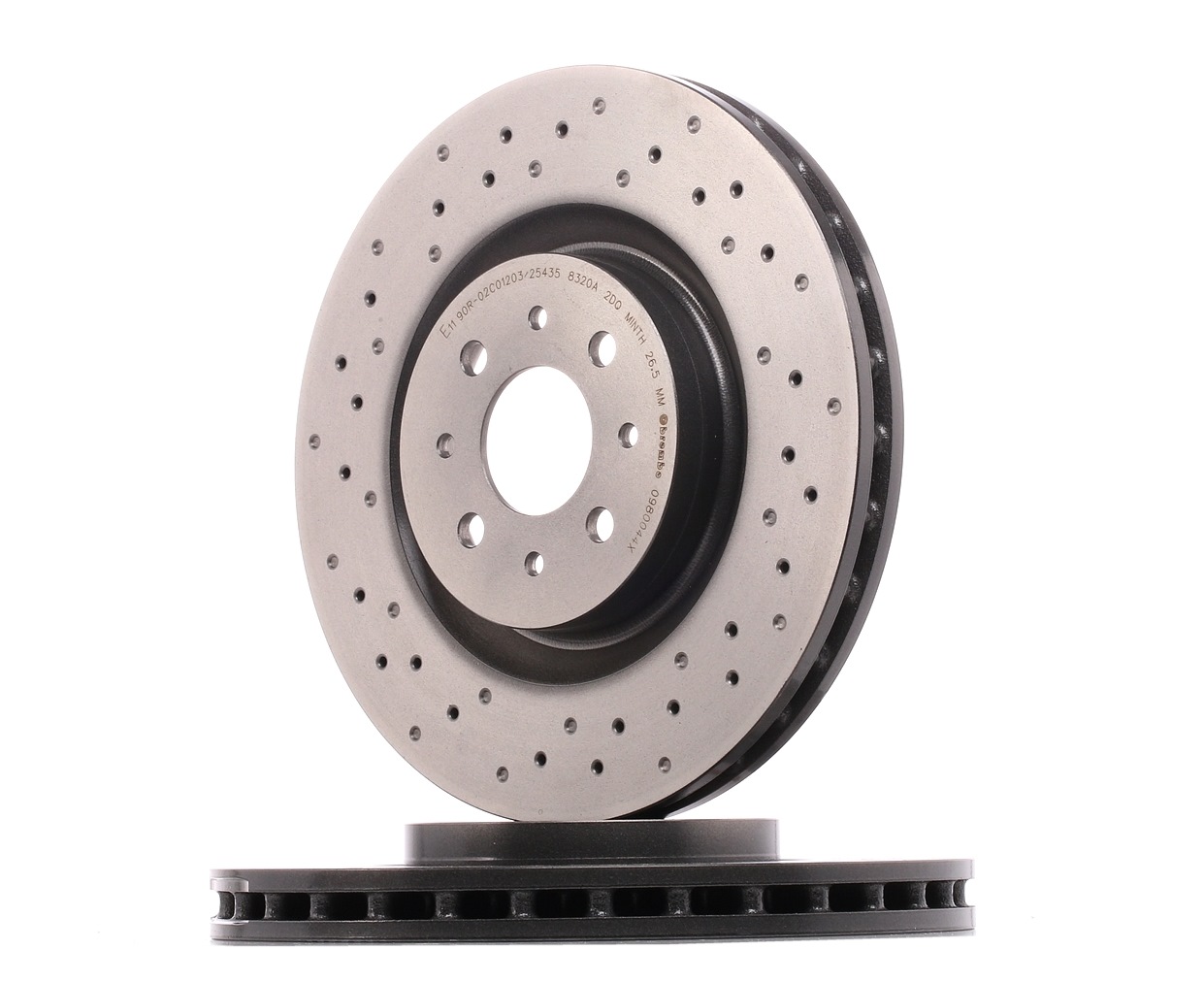 BREMBO Jarrulevyt ALFA ROMEO 09.8004.4X 51738833,51813785 Jarrulevy