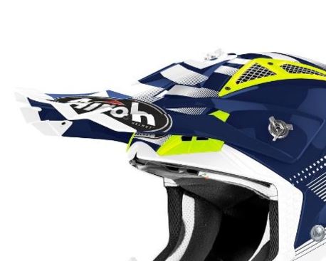 Airoh Aviator ACE Peak Nemesi blue gloss