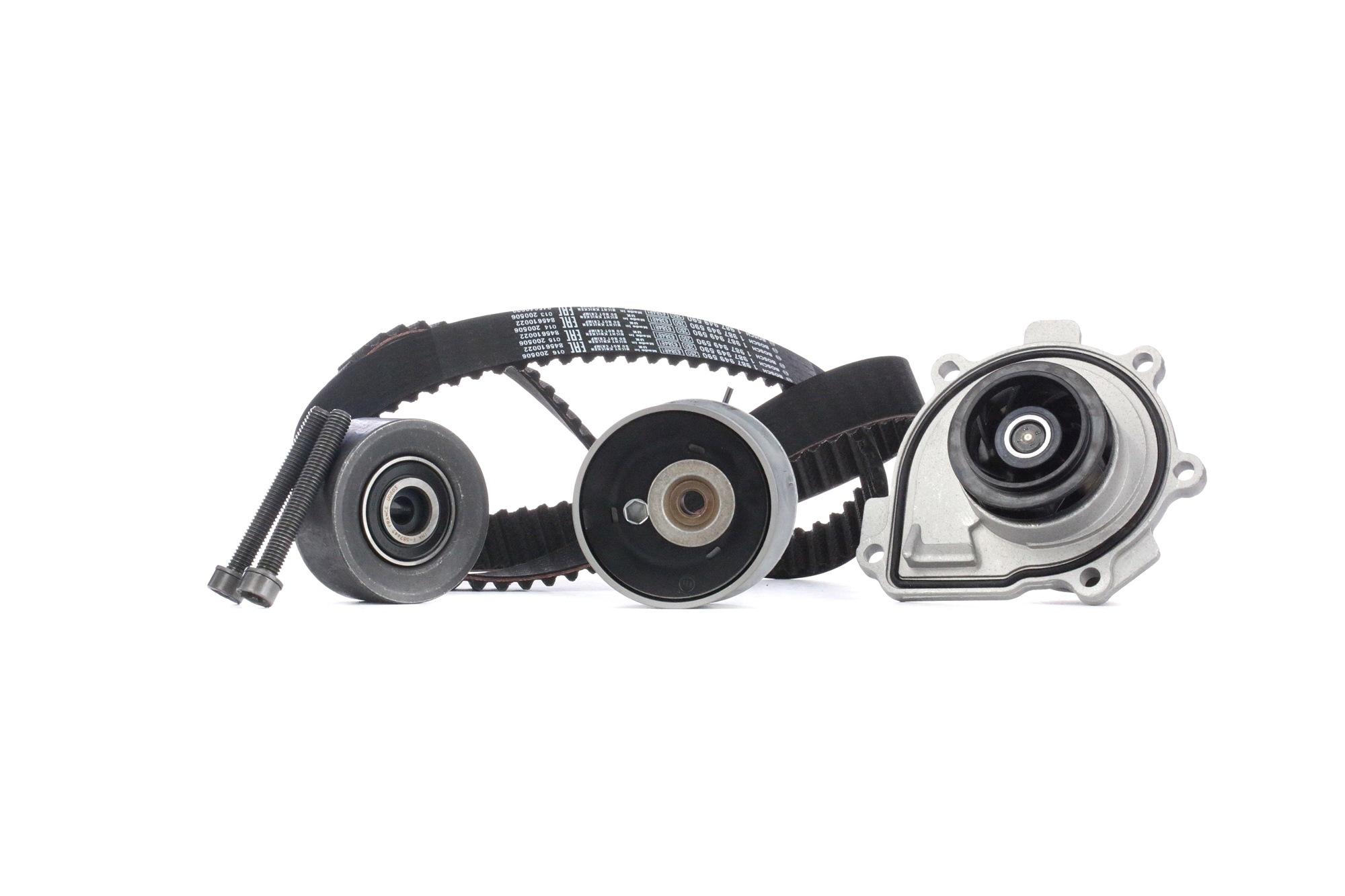 BOSCH Vesipumppu + Jakohihnasarja OPEL,FIAT,CHEVROLET 1 987 948 800 71739779,24405895,71739779 1334142,24405895,24405895,1334142,24405895