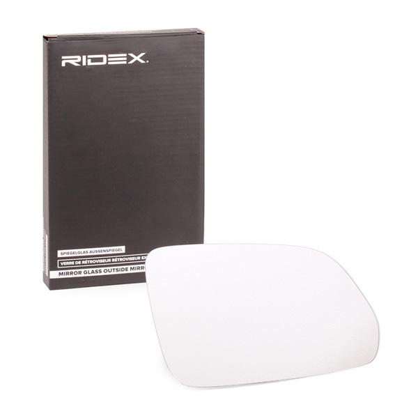 RIDEX Sivupeilin Lasi VW,SKODA 1914M0130 1Z1857522F,6Q0857522K Peililasi, Ulkopeili