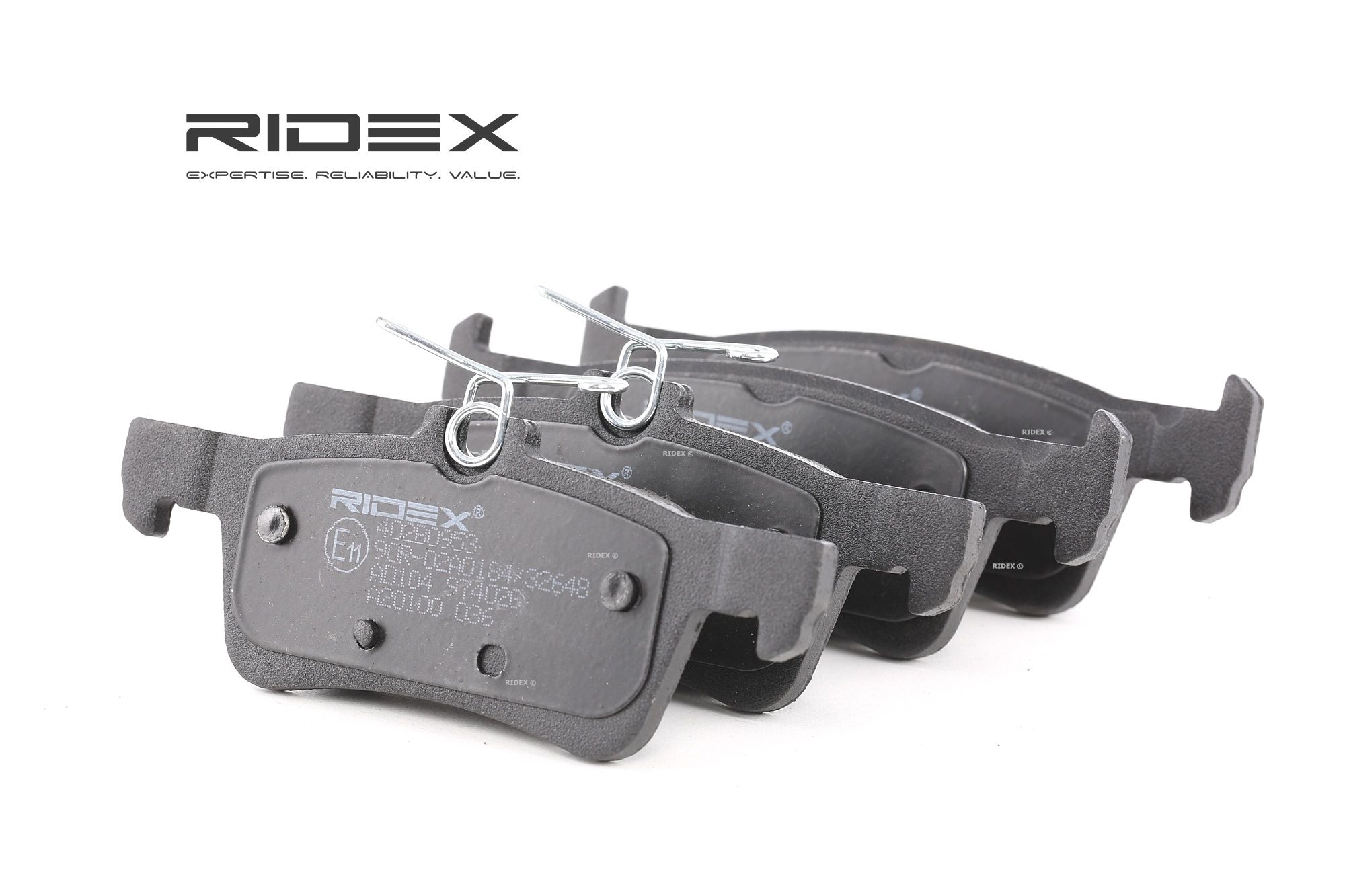 RIDEX Jarrupalat PEUGEOT 402B0953 1610814180,1611331480,1619791380 Jarrupalasarja,Jarrupala, Levyjarru 1619791480