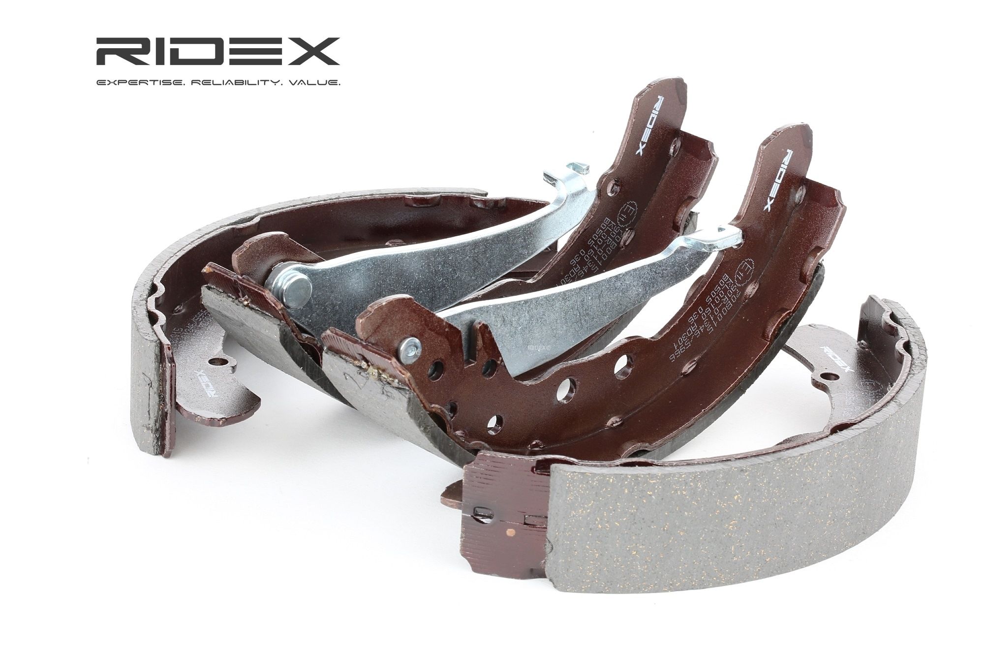 RIDEX Jarrukengät VW,AUDI,SEAT 70B0015 357609525C,357609526C,357609527E Jarrukenkäsarja 357609528E,357698525C,357698525CV,357698525CX,431609525