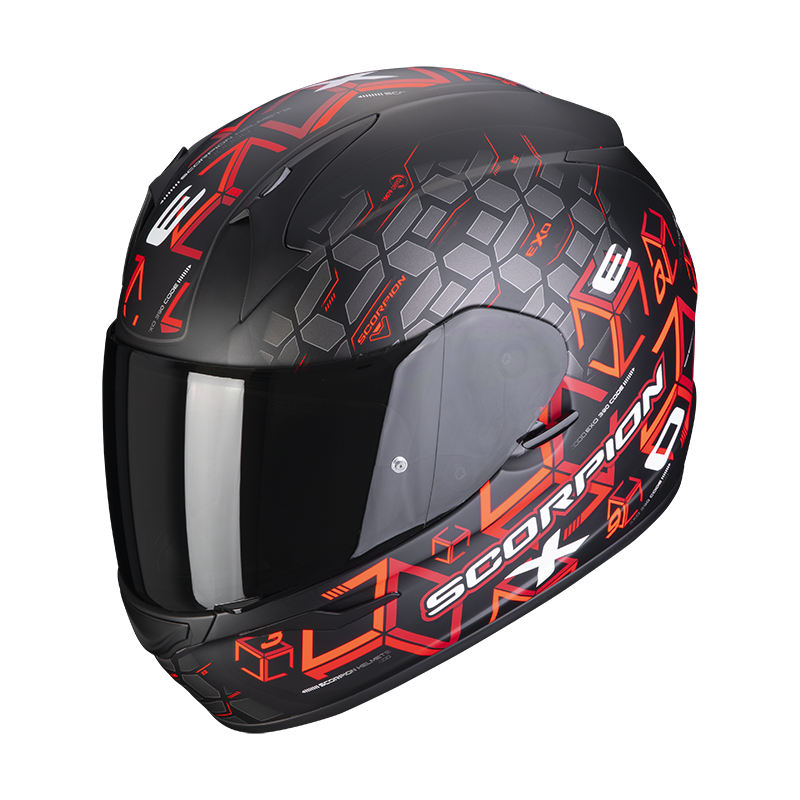 Scorpion Exo-390 Cube Matt Black-Red S