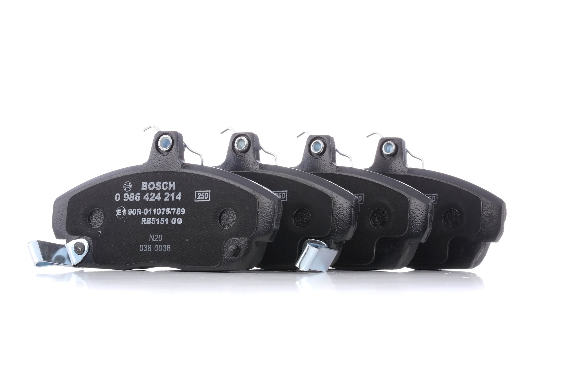 BOSCH Jarrupalat HONDA,ROVER,MG 0 986 424 214 45022S6DE01,45022S6DE50,45022S6DE51 Jarrupalasarja,Jarrupala, Levyjarru 45022S74E10,45022S74E50,GBP90336