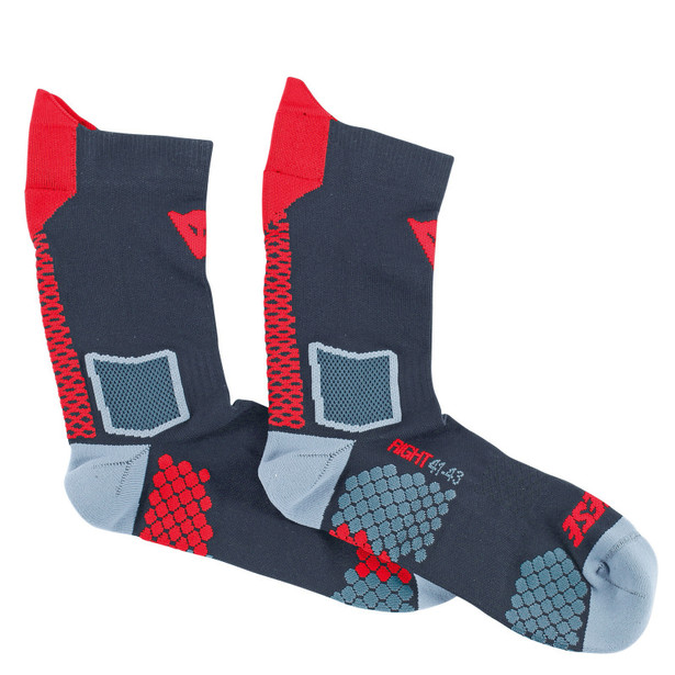 Dainese D-Core Mid Sock Black Red