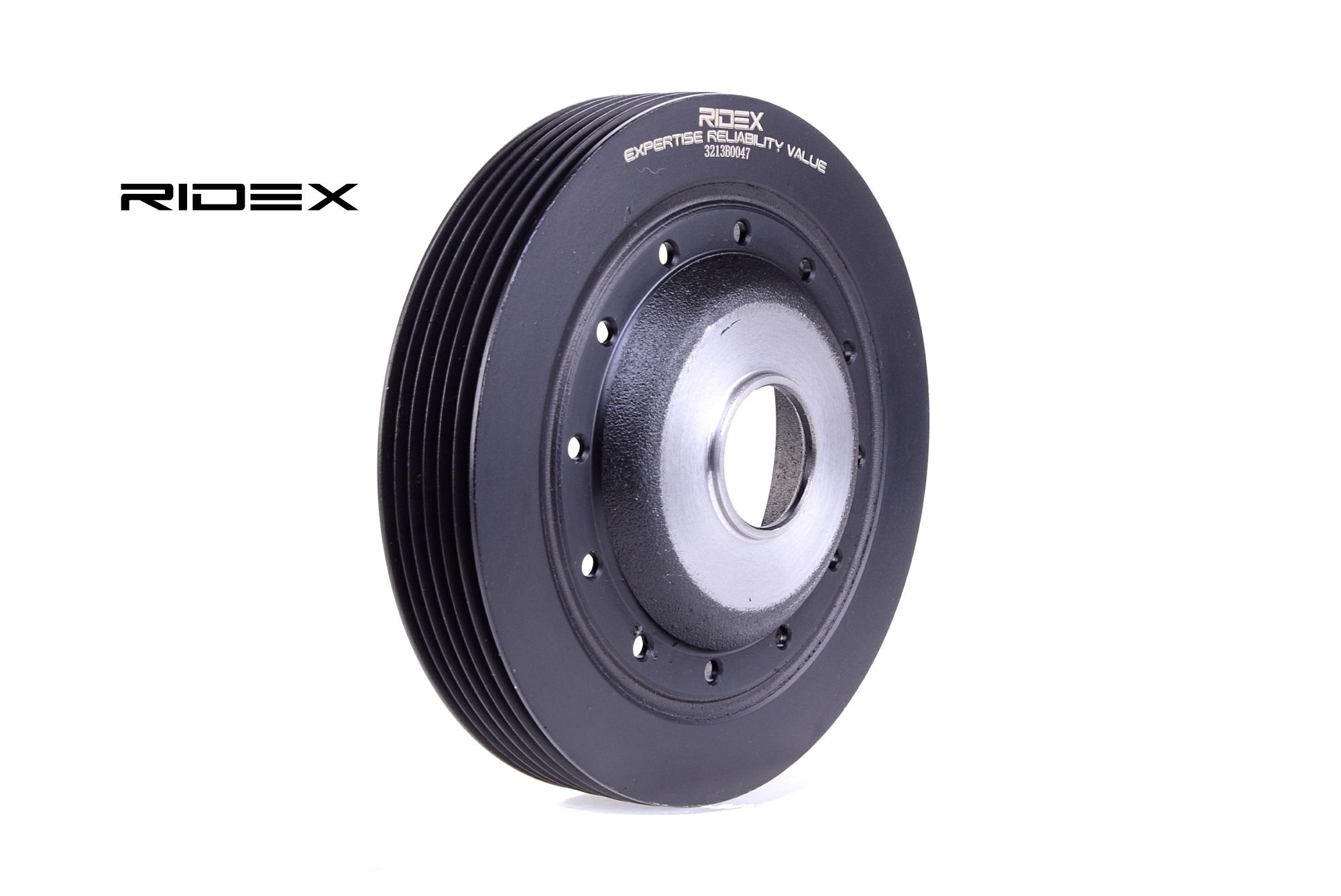 RIDEX Kampiakselin Hihnapyörä RENAULT,DACIA 3213B0047 123030453R,123031777R,123033245R Hihnapyörä, Kampiakseli 8200051194,8200184103,8200185800