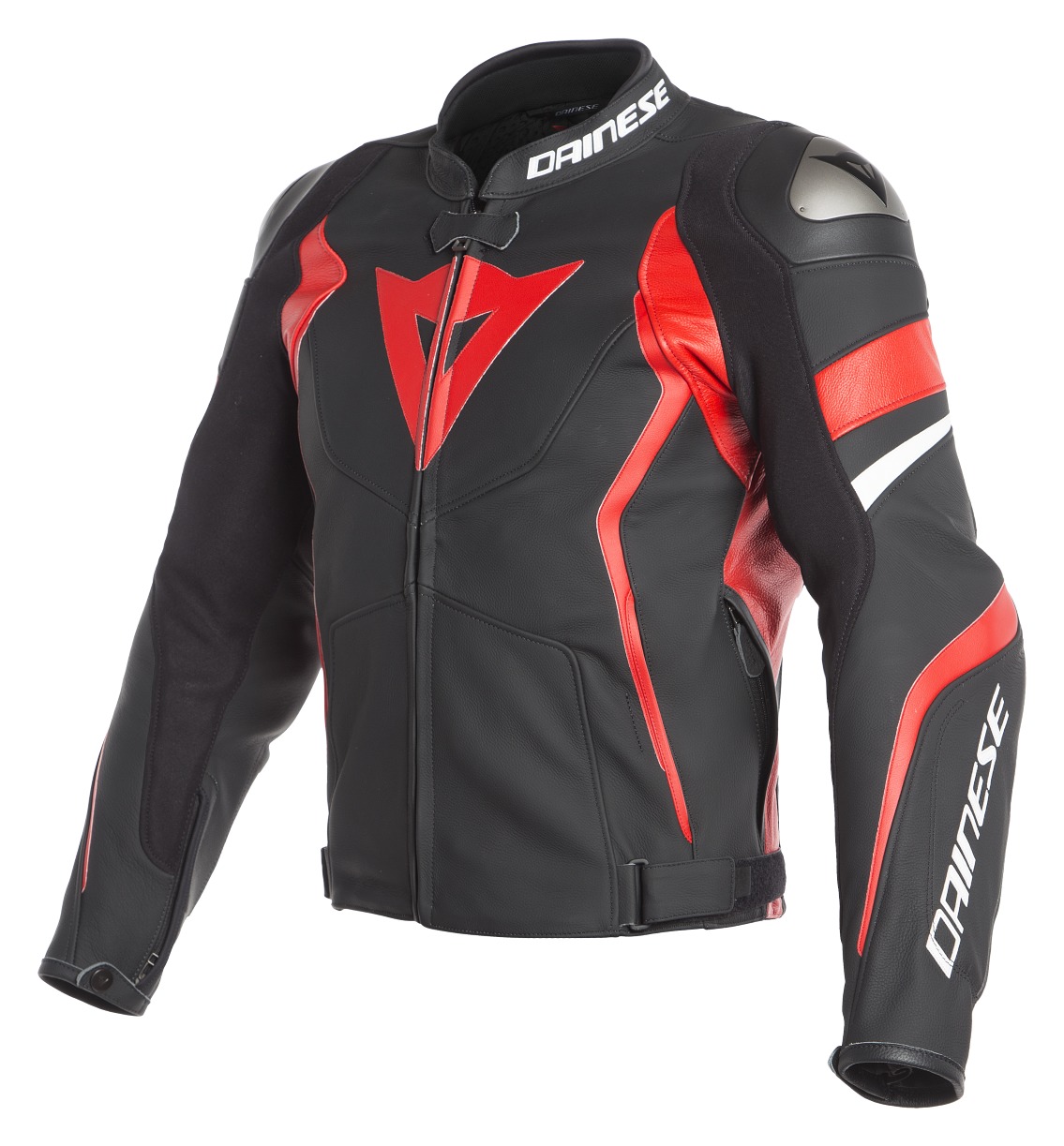 Dainese Avro 4 Black Matt Lava Red White 44