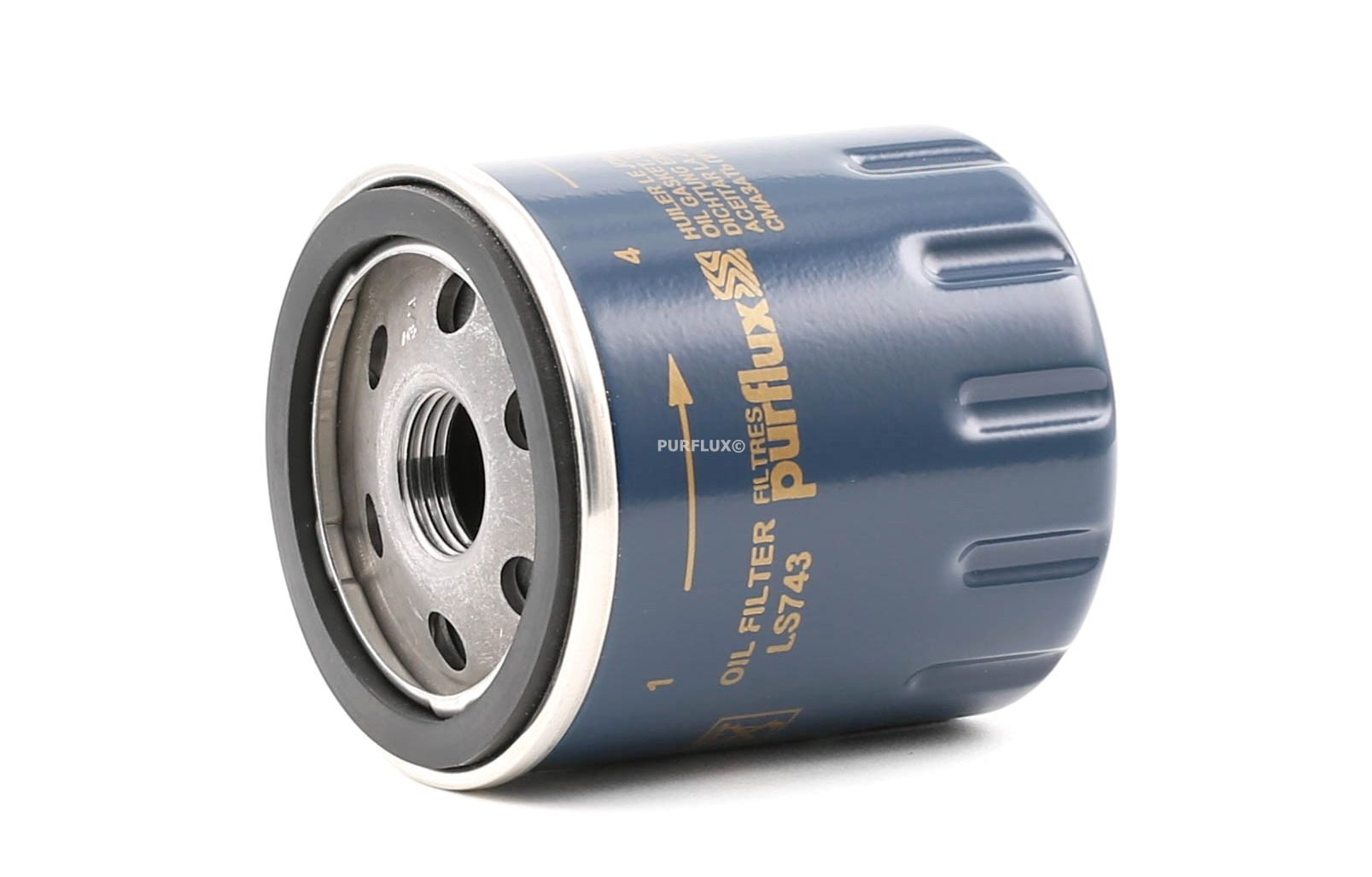 PURFLUX Öljynsuodatin FIAT,PEUGEOT,TOYOTA LS743 PF1219,PF1220,PF1233 PF1234,X161,X4103E,X72,1560167201,1560181402,1560182703,1560182706,1560187202