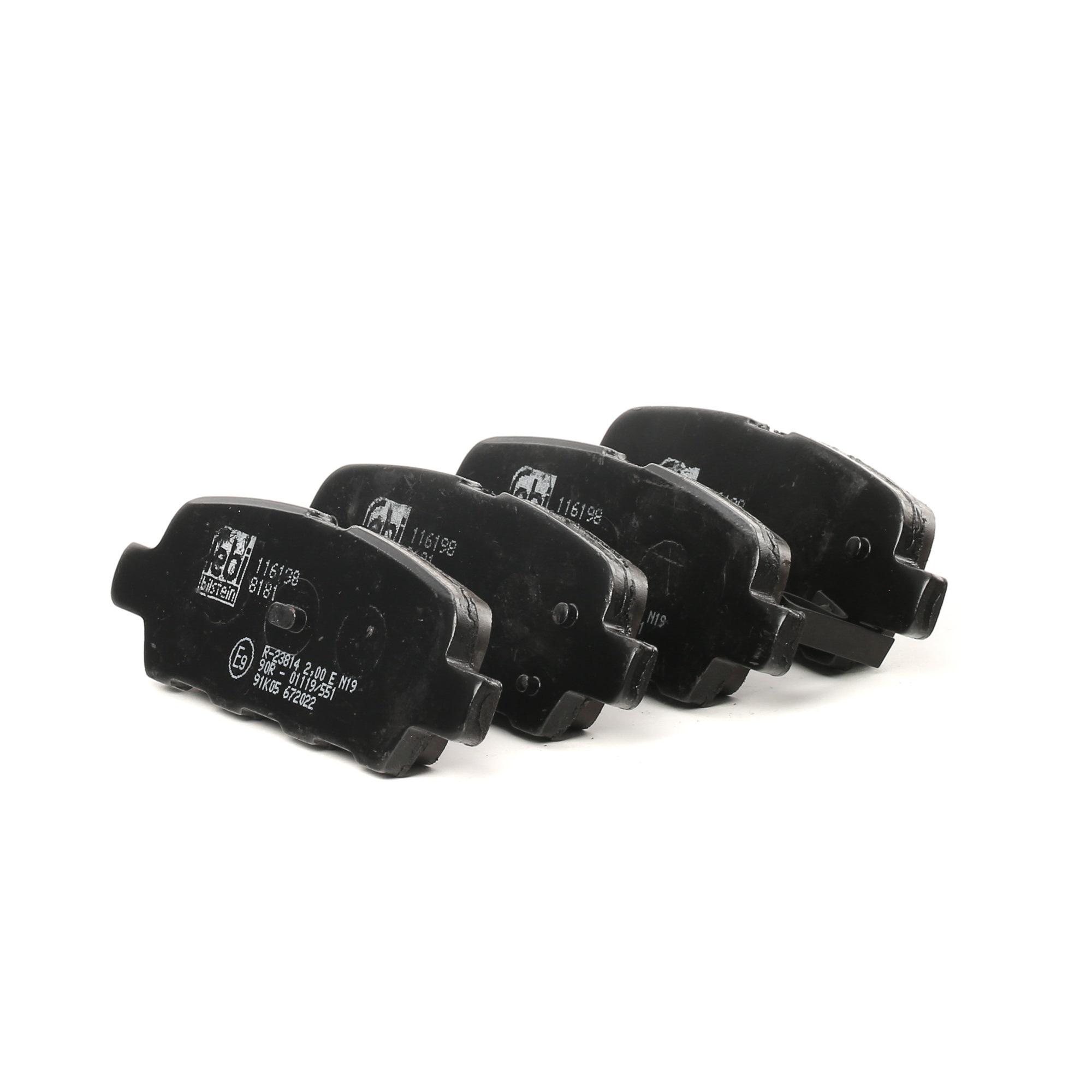 FEBI BILSTEIN Jarrupalat RENAULT,NISSAN 116198 D4060EM11A,D4060JA00A,D4060JA00J Jarrupalasarja,Jarrupala, Levyjarru 410601408R,440600003R,D4060JA00A
