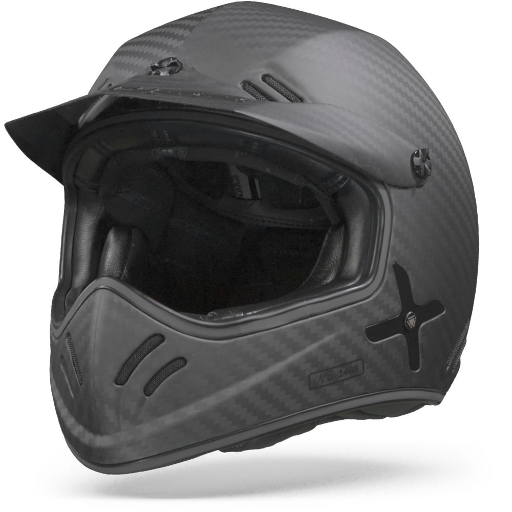 LS2 MX471 Xtra Single Mono Matt Carbon L