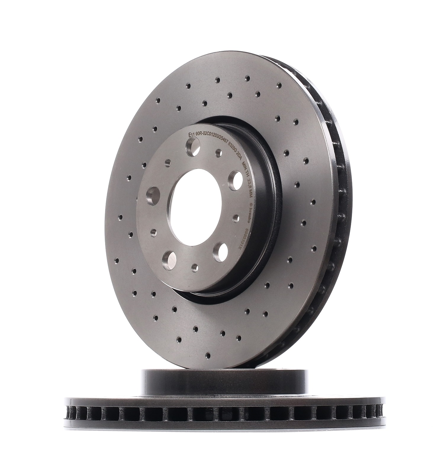 BREMBO Jarrulevyt VOLVO 09.8633.1X 272403,2724032,2724037 Jarrulevy 31262706,31400739,31471830