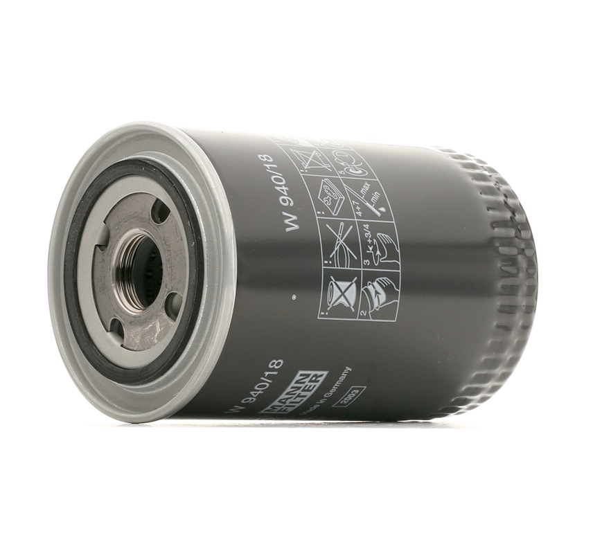 MANN-FILTER Öljynsuodatin VW,IVECO,LAMBORGHINI W 940/18 5000861,WD5T6731A,WD5T6731B 5339647601B,5839647601,5839691H10,6005000929,7101070332,11700375