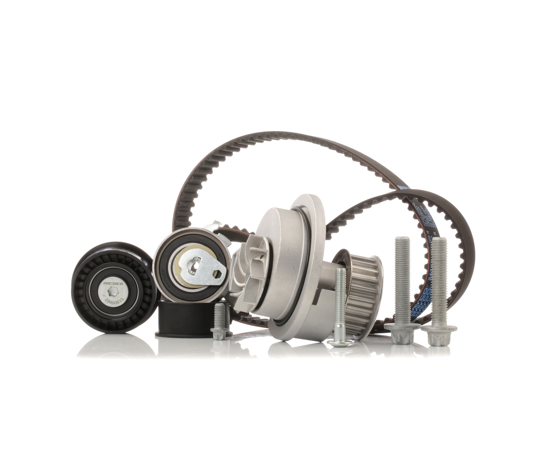 RIDEX Vesipumppu + Jakohihnasarja OPEL,CHEVROLET,VAUXHALL 3096W0046