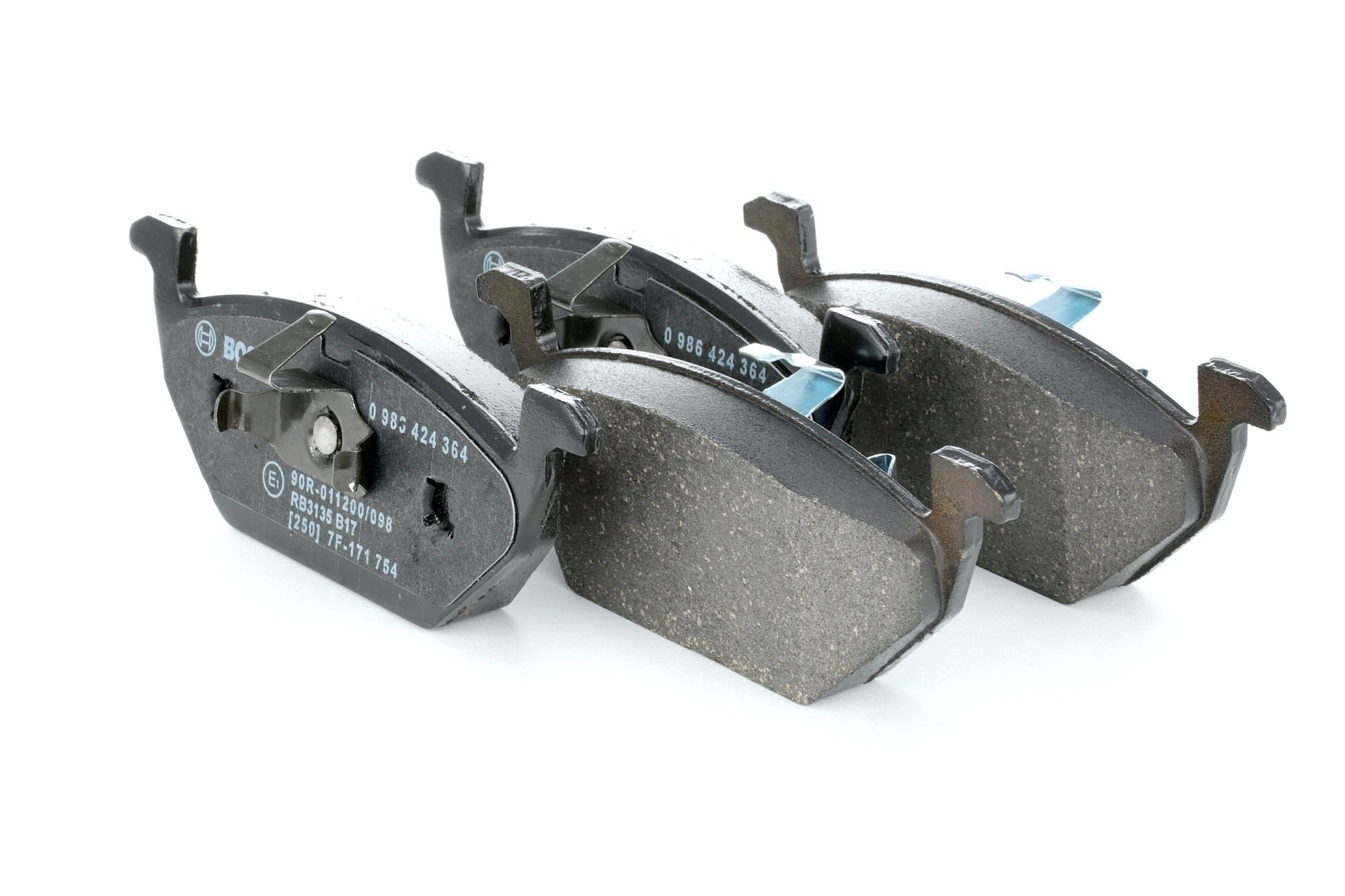 BOSCH Jarrupalat VW,AUDI,SKODA 0 986 424 364 1J0615115,1J0698151,1J0698151A Jarrupalasarja,Jarrupala, Levyjarru 1J0698151B,1J0698151C,1J0698151H