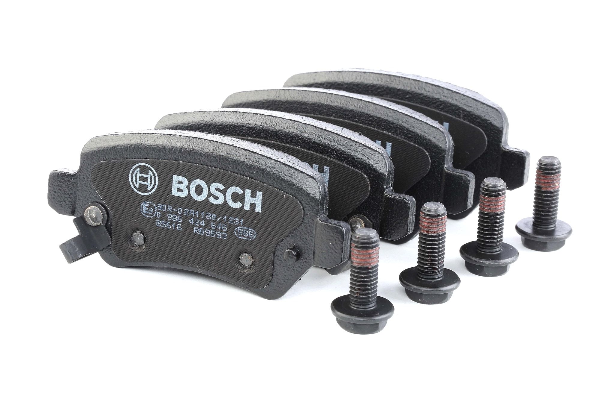 BOSCH Jarrupalat OPEL,KIA,CHEVROLET 0 986 424 646 1605086,1605122,1605128 Jarrupalasarja,Jarrupala, Levyjarru 1605233,1605625,1605967,1605995,93169143
