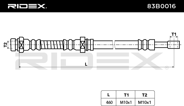 RIDEX Jarruletku VOLVO,MITSUBISHI 83B0016 M862414,MB950308,30862414 30870880,308708809,31329116