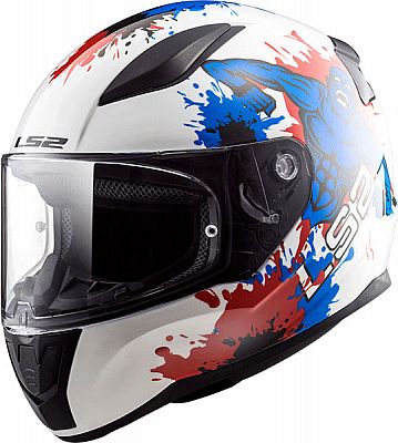 LS2 FF353J Rapid Mini Monster White Blue M