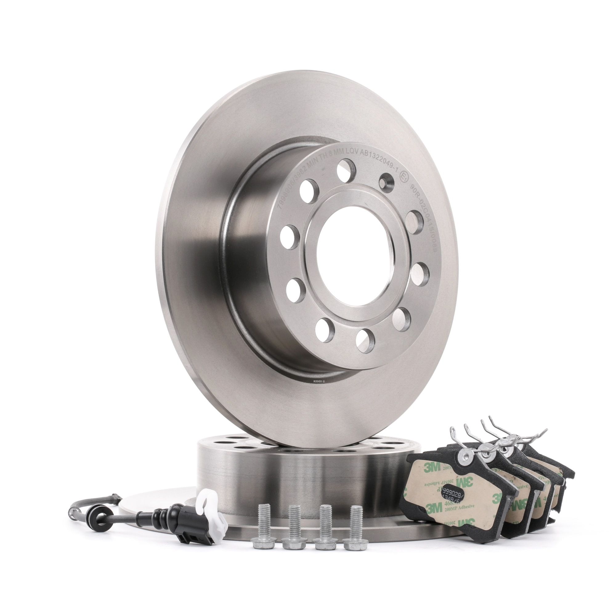 RIDEX Jarrupalasarja Levyjarru VW,AUDI,SKODA 3405B0344