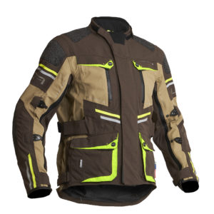 Lindstrands Textile Jacket Sunne Brown Yellow 56