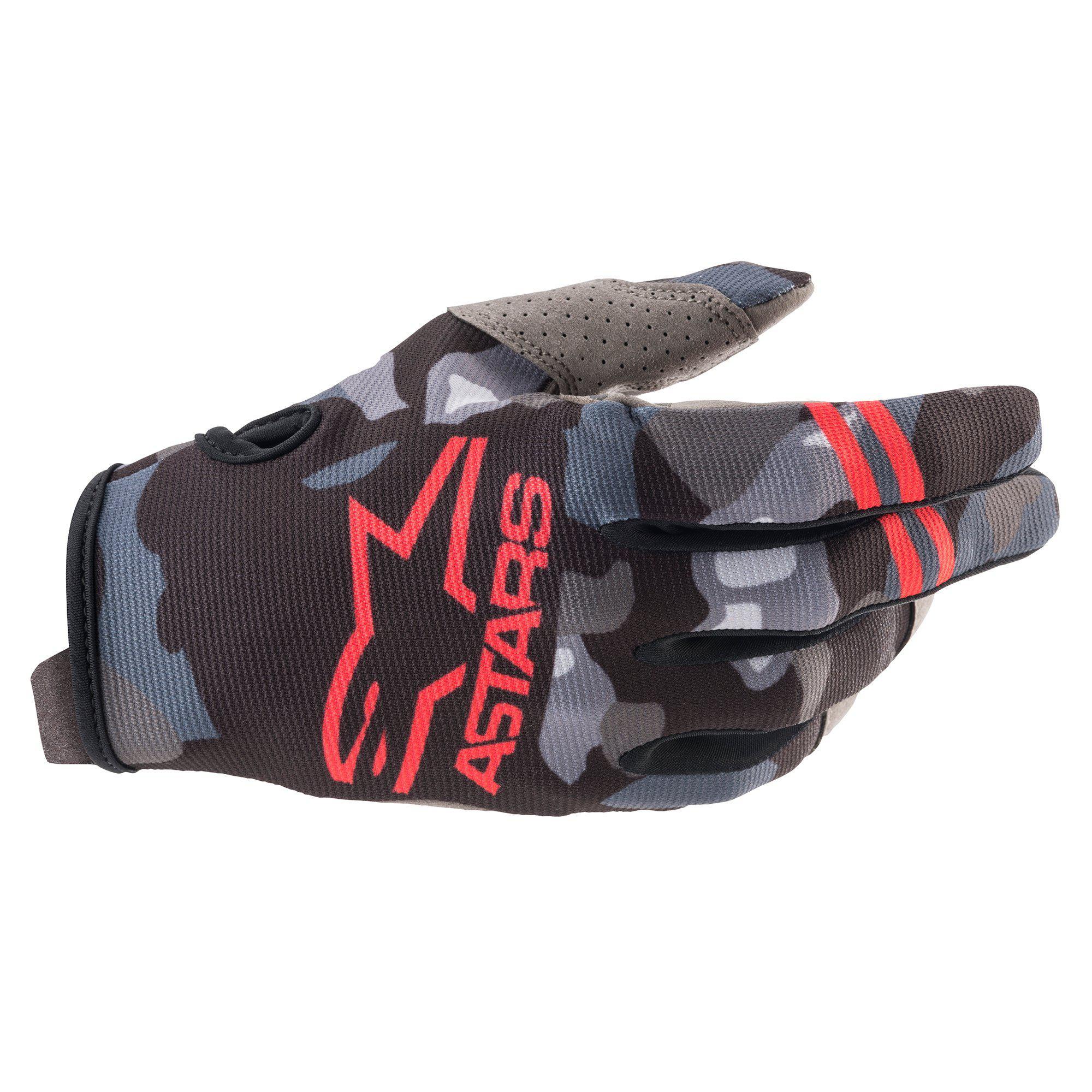 Alpinestars Youth Radar Gray Camo Red Fluo XXS