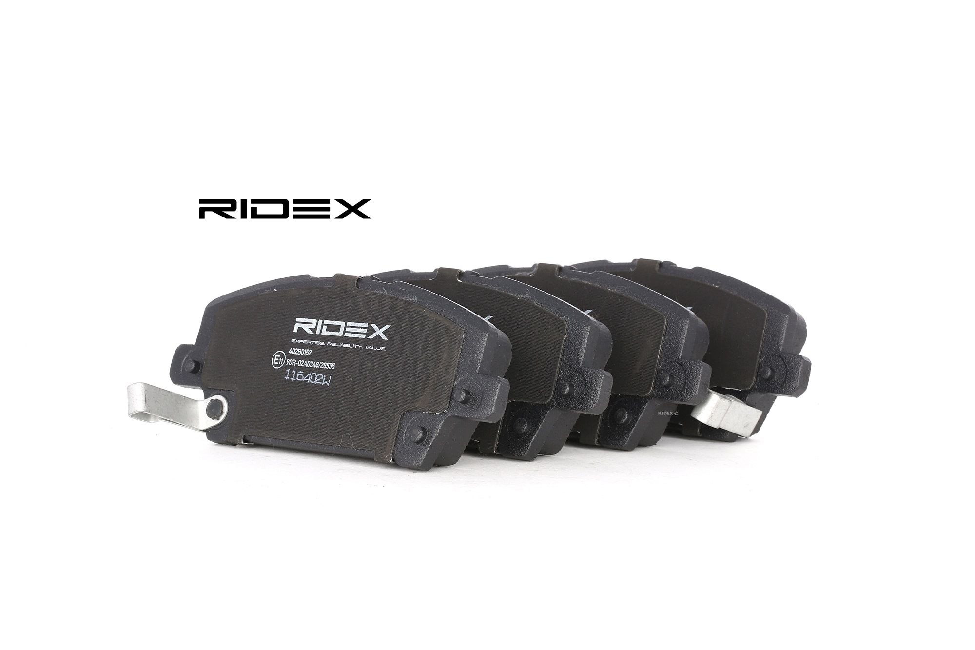 RIDEX Jarrupalat HONDA 402B0152 45022SMGE00,45022SMGE01,45022SMGE50 Jarrupalasarja,Jarrupala, Levyjarru 45022SMGE50S1,45022SMGE51