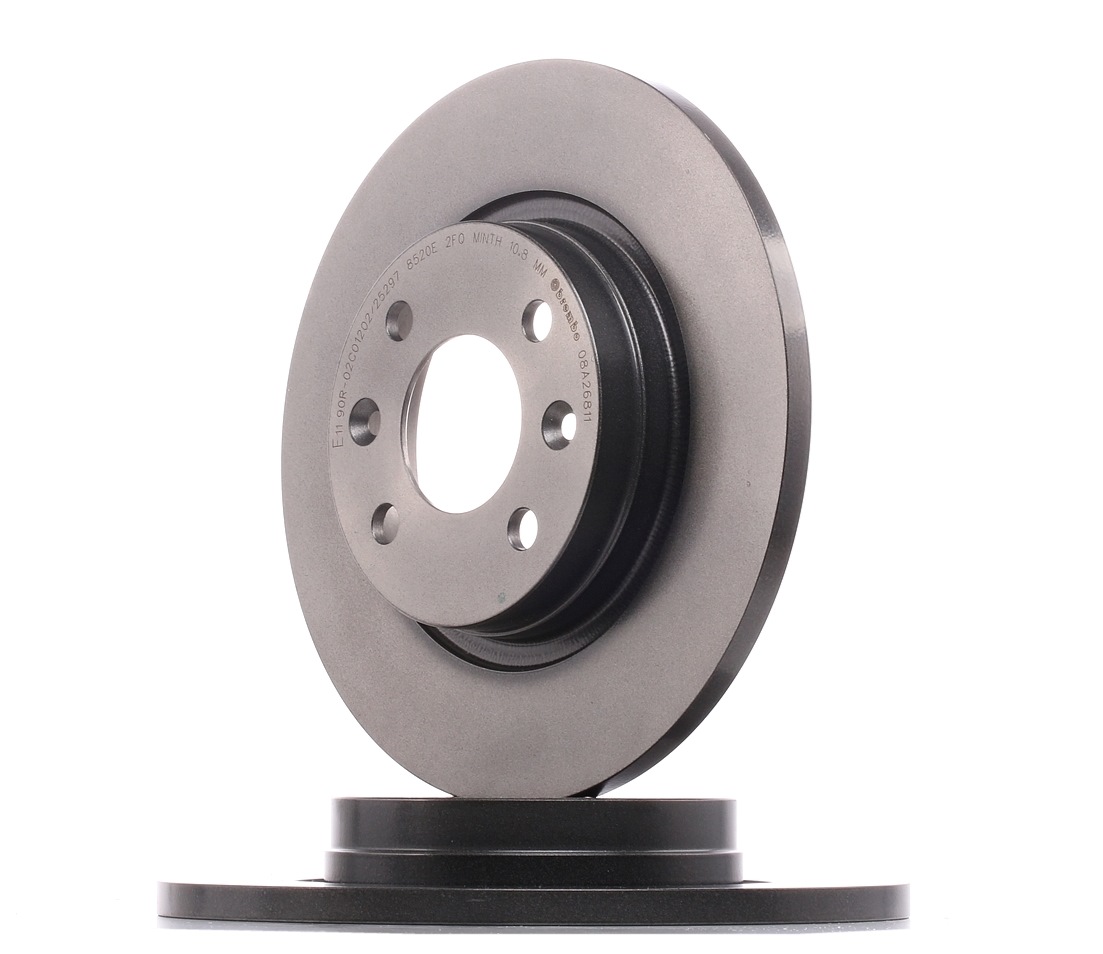 BREMBO Jarrulevyt RENAULT,DACIA,SMART 08.A268.11 6001547683,7701208252,8200123117 Jarrulevy 4534200000