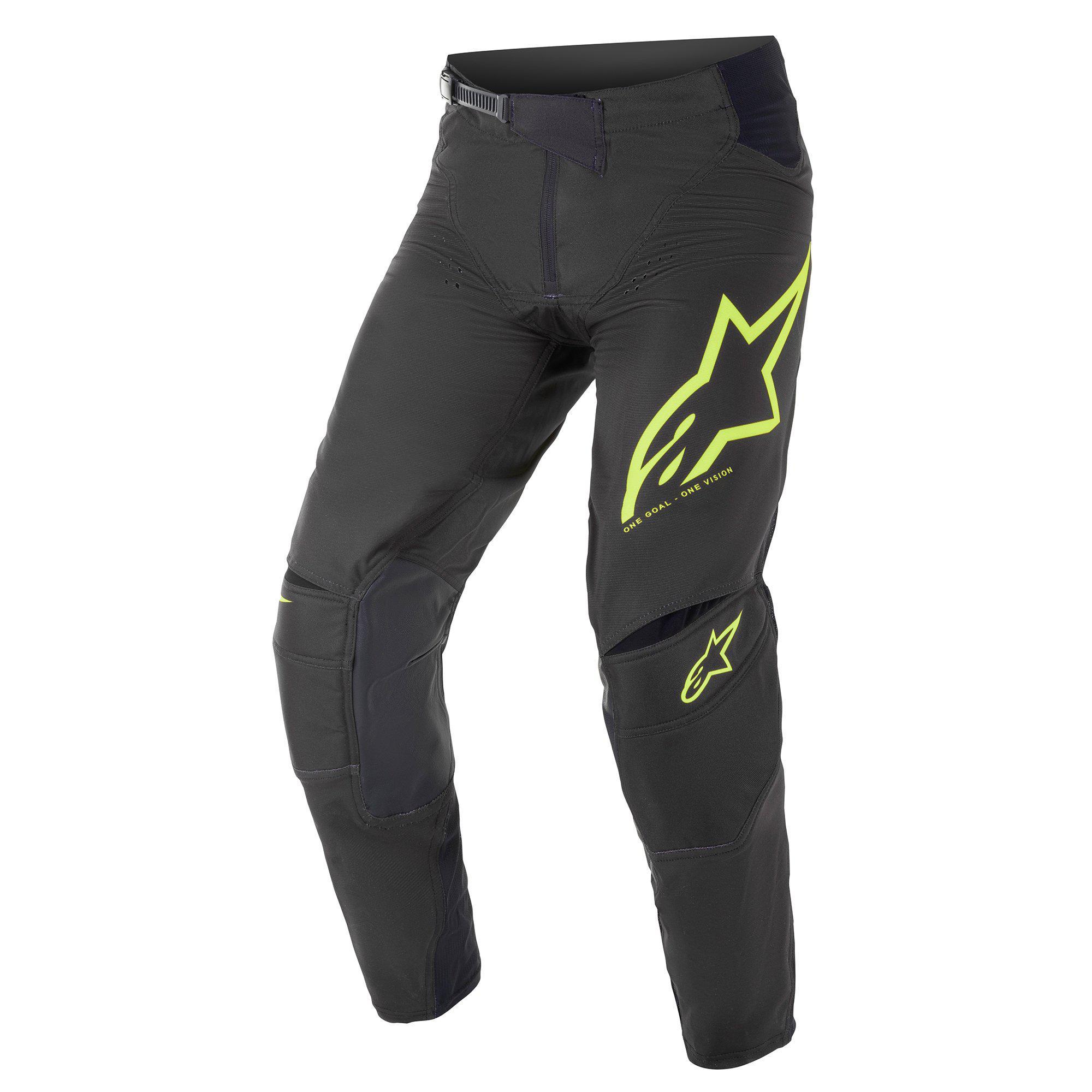 Alpinestars Techstar Factory Black Yellow Fluo 34