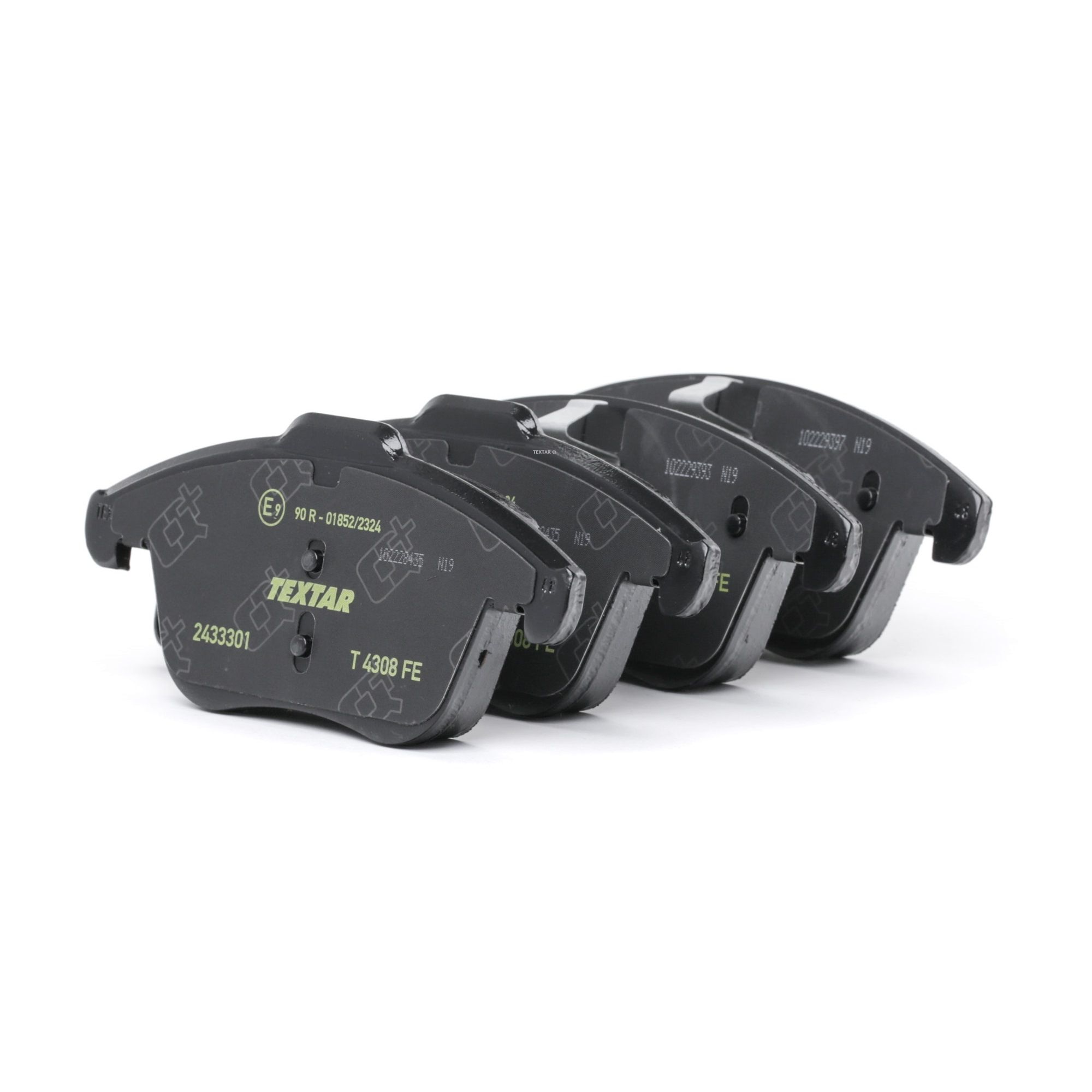 TEXTAR Jarrupalat VW,AUDI,SEAT 2433301 5N0698151,5N0698151A,5N0698151C Jarrupalasarja,Jarrupala, Levyjarru 7N0698151,5N0698151,5N0698151A,7N0698151