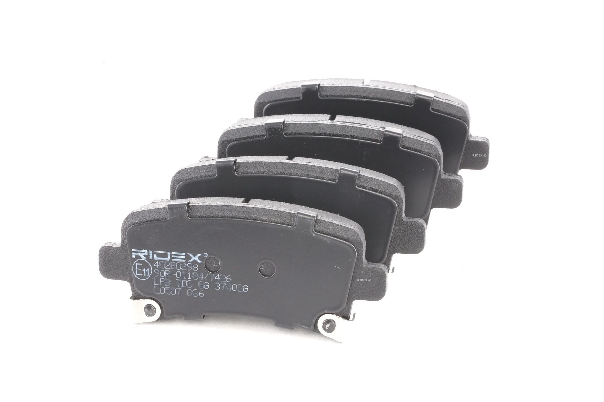 RIDEX Jarrupalat OPEL,CHEVROLET,SAAB 402B0298 16586609,20965713,22846360 Jarrupalasarja,Jarrupala, Levyjarru 22846361,22743021,20965713,22846359