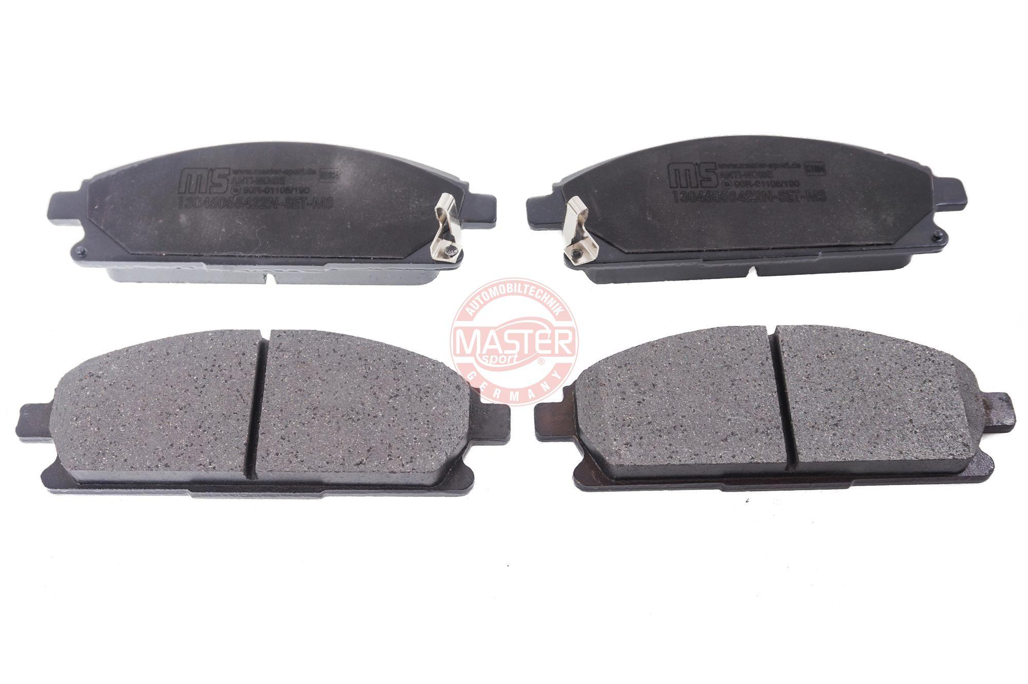 MASTER-SPORT Jarrupalat NISSAN 13046058422N-SET-MS 410608H785,D10608H785 Jarrupalasarja,Jarrupala, Levyjarru