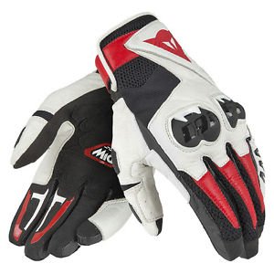 Dainese Mig C2 Unisex Black White Lava Red 2XL
