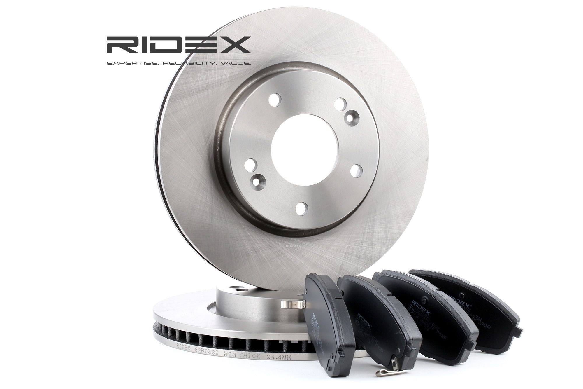 RIDEX Jarrupalasarja Levyjarru HYUNDAI,KIA 3405B0130