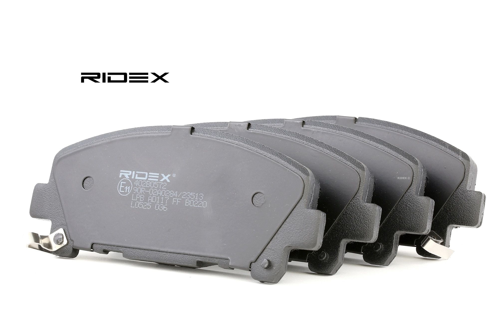 RIDEX Jarrupalat HONDA 402B0572 45022TL0G50,45022TL0G51,45022TL3Q50 Jarrupalasarja,Jarrupala, Levyjarru