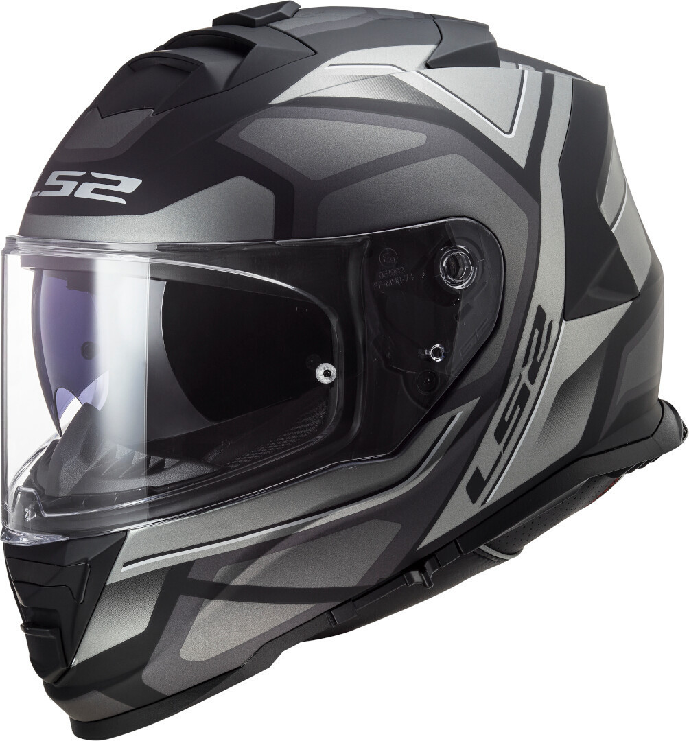 LS2 FF800 Storm Faster Matt Titanium S