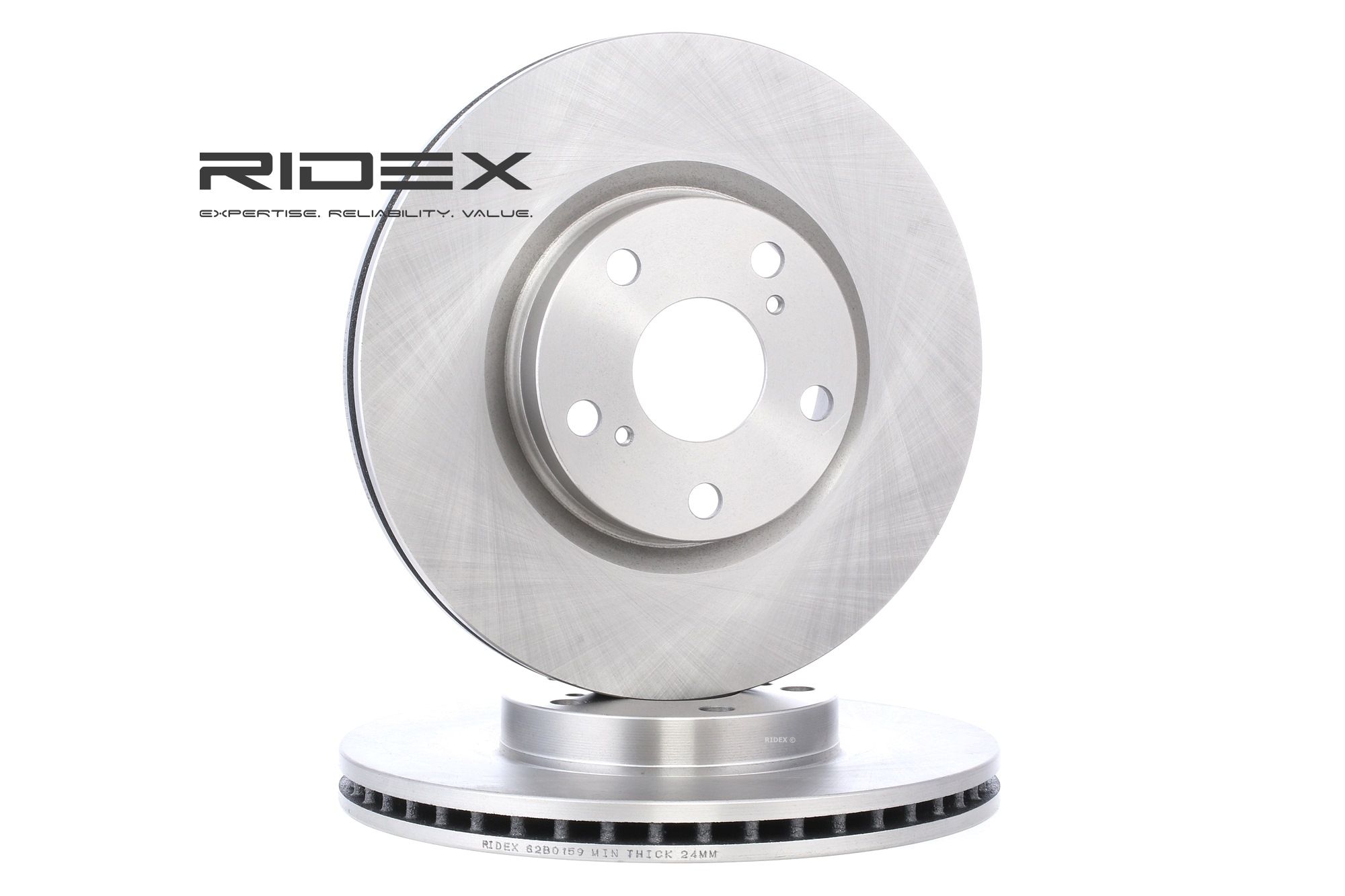 RIDEX Jarrulevyt TOYOTA 82B0159 4351205080,435120F010,230772 Jarrulevy